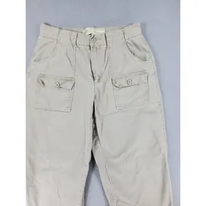 American Eagle Outfitters Cargo Khakis Womens Size 6 Beige‎ Cotton Pants thumbnail 2