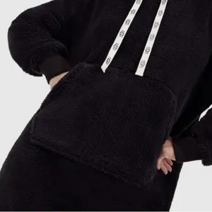 UGG Winola Full Body Hoodie in Black Women’s Size Medium Large thumbnail 2