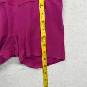 Gymshark Studio Shorts Women’s Small Magenta Pink High Rise 4” Yoga Workout thumbnail 8