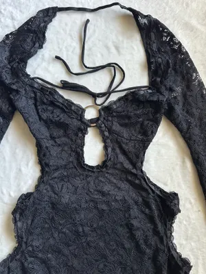 Outcast Clothing Amore Mini Dress Black thumbnail 7