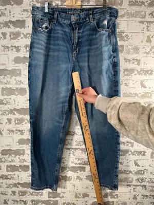 American Eagle | women mom curvy jeans plus size denim thumbnail 5