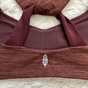 FP Movement Sports Bra Zen Again Bra Crisscross Back Brown M thumbnail 8