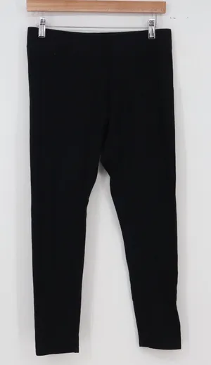 Aerie Leggings Women L Chill Play Move Black Cotton Stretch Excellent thumbnail 1