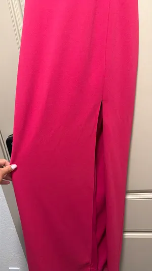 Lulus Pink Strapless Dress Midi thumbnail 5