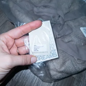 Barefoot Dreams Taupe Cozychic Lite Ribbed Scarf NWT thumbnail 3