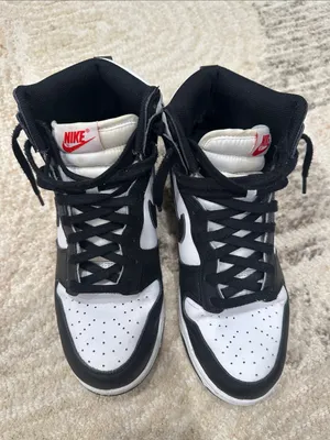 Nike Black and White High-Top Sneakers thumbnail 2