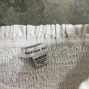 American Eagle White tube top dress sz XS Y2K Preppy Bridal Vacay thumbnail 5