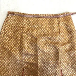 SHEIN Curve two piece metallic gold & pink 2 piece skirt & top set Sz 2X thumbnail 8