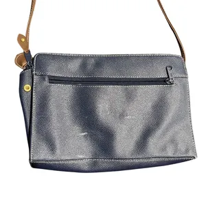 Esprit Crossbody Bag Purse Blue Tan Vintage 90s Y2K Minimalist Quiet Luxury thumbnail 4