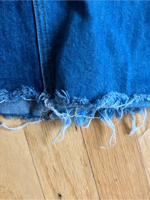Joe’s Jeans Women’s Bella Two Tone Blue Navy Denim Mini Skirt High Rise Size 30 thumbnail 5