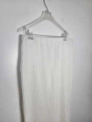 NEW Marc New York White Midi Skirt Pleated Formal Church Wedding Bridal Medium thumbnail 5