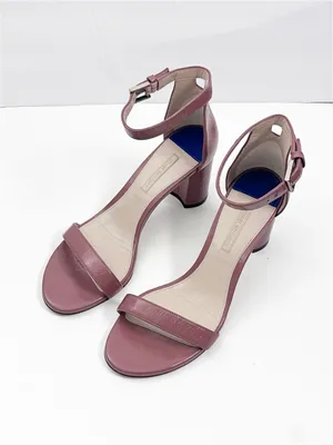 STUART WEITZMAN Nearly Nude Rose Clay Adjustable Ankle Strap Heel Sandals 7.5 thumbnail 7