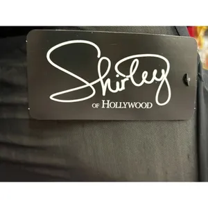 Shirley Of Hollywood Robe Black Mesh & Lace Size L thumbnail 5