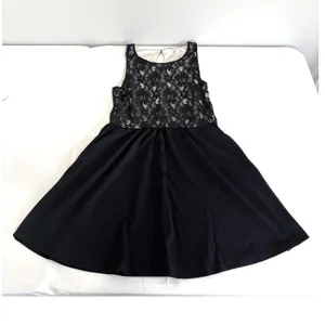 Rewind Navy Lace Skater Dress Large Y2K‎ Coquette Aesthetic Romantic Goth Chic thumbnail 2