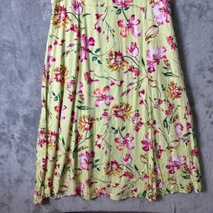 Lulus Parisian Picnic Green Floral Jacquard Puff‎ Sleeve Midi Dress XXL New thumbnail 6