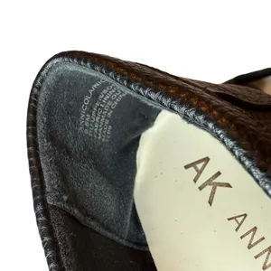 Anne Klein iFlex Nicola Size 9.5M‎ Shoes Black Gold Vegan Comfort Career Loafers thumbnail 5
