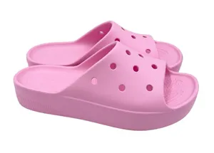 Crocs Classic Platform Slide Sandals Women's Size 9 Flamingo Pink Y2K Barbiecore thumbnail 1