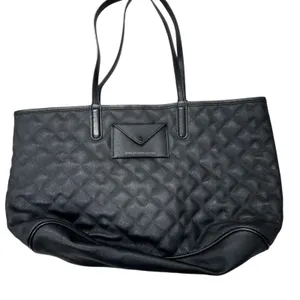Marc by Marc Jacobs Black Quilted Tote Shoulder Bag With Pouch Purse Handbag thumbnail 2