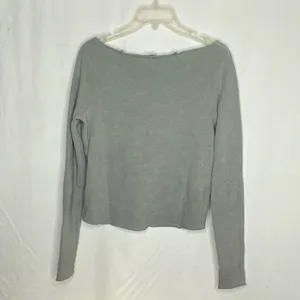 Hollister Off Shoulder Shirt Gray thumbnail 5