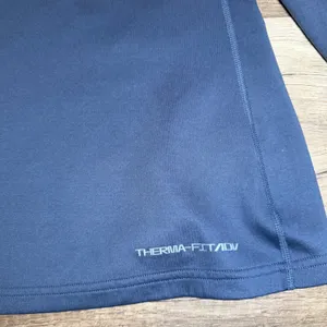 Nike Pro Therma-FIT ADV Womens Mock‎ Neck Long Sleeve Training Top Navy Blue L thumbnail 7