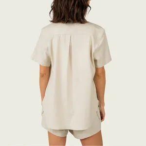NWT Marsh Wear linen button up‎ shirt White Size XS thumbnail 2