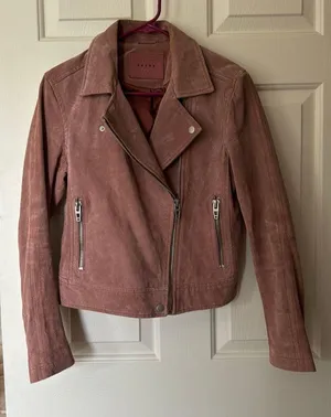 BLANK NYC Pink Suede Jacket thumbnail 1