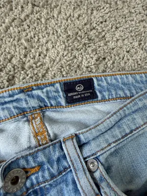 AG Adriano Goldschmied The Stevie Light Wash Slim Straight Size 28 thumbnail 4