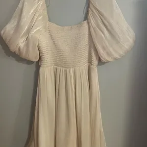 entro Cream Puff Sleeve‎ Mini Dress thumbnail 3