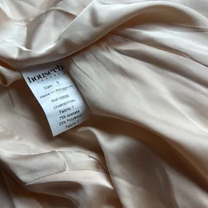 NWOT HOUSE OF CB 'Vittoria' Champagne Chiffon Floor Length Gown sz S thumbnail 8