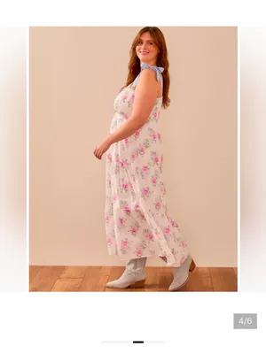 Arula Gemma Floral Maxi Dress 1X NWT thumbnail 5