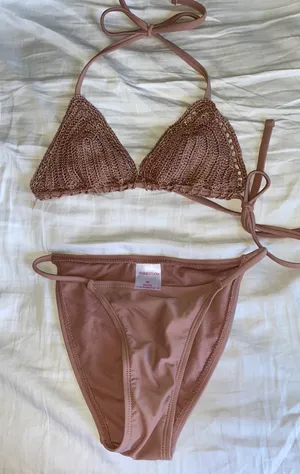 Rose Gold Bikini Size XS thumbnail 1
