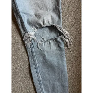 Abercrombie & Fitch Skinny Jeans 31/12 Light Wash Distressed Curve Love HighRise thumbnail 5