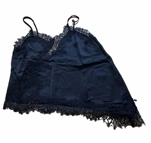 Black Lace Trim Women’s Camisole thumbnail 1
