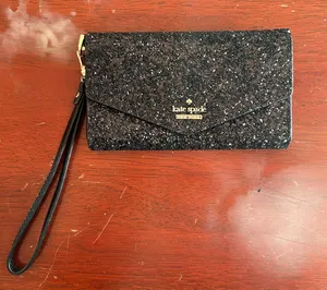 Kate Spade Black Sparkle Wristlet thumbnail 1