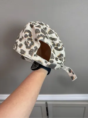 NWT Aerie Leopard Print Beige Baseball Cap - Women's Fashion Accessory thumbnail 3