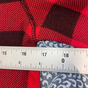 Old Navy Pajama Set Women L Red Buffalo Plaid Thermal 2 Piece Set Holiday Cozy thumbnail 8