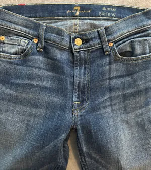 7 For All Mankind the ankle skinny jeans size 27 thumbnail 4