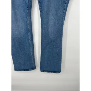 Old Navy Womens Size 16 Long Original Mid Rise Jeans Medium Wash Blue‎ Stretch thumbnail 3