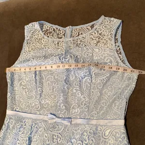 Women’s Blue Floral Lace High Low Cocktail Party Bridesmaid Dress Size XL NEW thumbnail 11