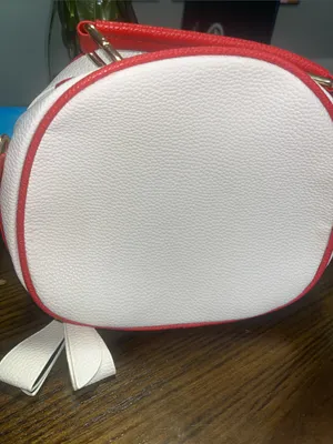 SHEIN White Mini Crossbody Bag with Red Cherry Accent thumbnail 2