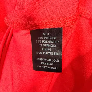 Lulus Red Ruffle V Neck Sleeveless Bodycon Mini‎ Dress XL Date Party NWT thumbnail 7