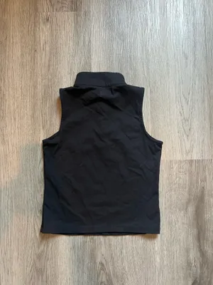 Aerie FLX Black Quarter Zip Sleeveless Top Size S thumbnail 2