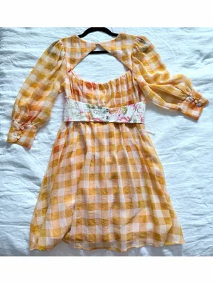 For Love & Lemons Mimosa Corset Dress thumbnail 8
