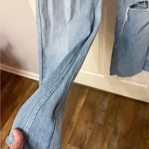 RE/DONE x LEVIS wide leg reworked jeans‎ exposed zipper size 25 thumbnail 3