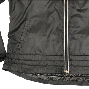 ARIAT Full Zip Packable Rain Jacket Women L Black Travel Timeles Everyday Sporty thumbnail 8