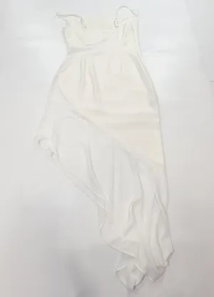 NBD Delfino Slip Dress in Ivory XS thumbnail 12