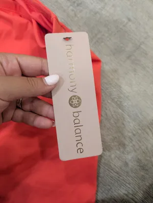 NWT Harmony Balance Vibrant Coral Athletic Skort Size Medium thumbnail 3