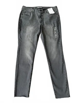 Sonoma The Everyday Jean Women's Size 14 Skinny Mid-Rise Cutoff Streetwear Urban thumbnail 2