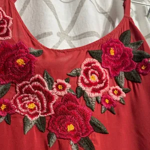 Torrid Embroidered Floral Tank Top thumbnail 5