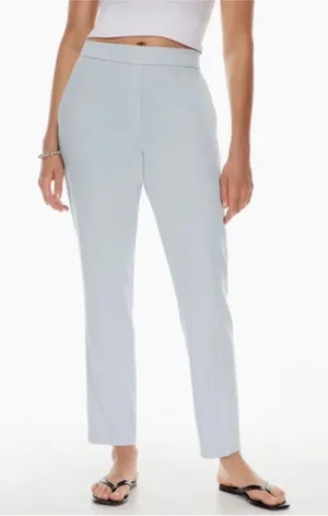 🌟Babaton🌟 Aritzia Conan Crepe Pull On Crop Trouser Pale Blue Sz 0 thumbnail 1